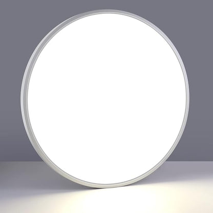 LightingWill 24 Inch LED Flush Mount Ceiling Light Fixture, 5000K Daylight White, 5600LM, 45W, Flat Modern Round Lighting Fixture, 400W Equivalent White Ceiling Lamp for Kitchens, Bedrooms.etc.
