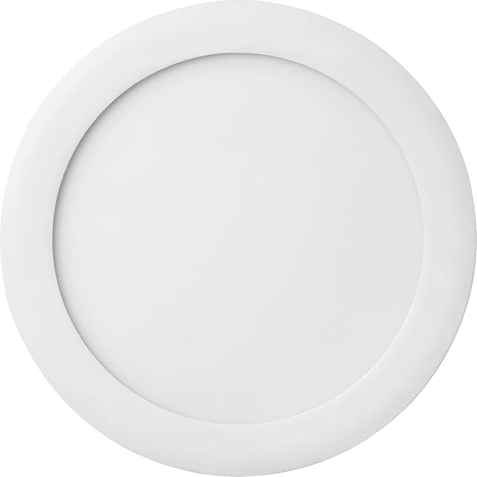 Juno WF8 SWW5 90CRI MW M6 Round LED LED Wafer Downlight, 120 Volts, Switchable Color Temperature 2700K/3000K/3500K/4000K/5000K, Triac Dimming, 8-Inch Ultra Thin Trim, Matte White