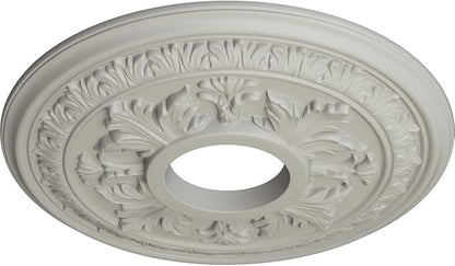 Ekena Millwork Baltimore Ceiling Medallion, Pot of Cream