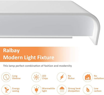 Ralbay LED Modern Vanity Light 32.67"/30W Aluminum Up and Down Modern LED Vanity Lights for Bathroom