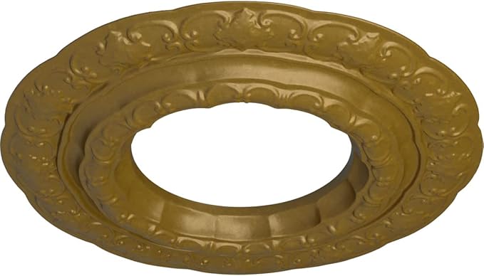 Ekena Millwork Lisbon Ceiling Medallion, Gold