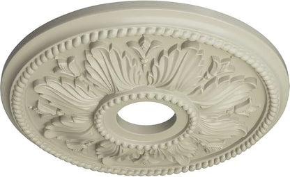 Ekena Millwork CM18ED1CYF Edinburgh Ceiling Medallion, Clear Yellow