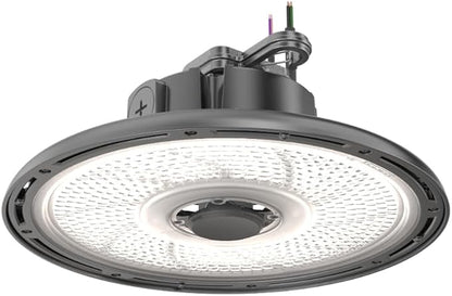 Lithonia Lighting REBL Round High Bay LED Light, 12,000/15,000/18,000 Adjustable Lumen Output, 3500K/4000K/5000K Switchable White Color Temperature, Work Light, UVOLT 120-347V, 12.2" x 7.5", Bronze