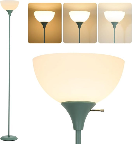 RISLG Standing Lamp, Floor Lamp, Dimmable Floor Lamps for Living Room Bedroom Study Office Kid’s Room (Green)