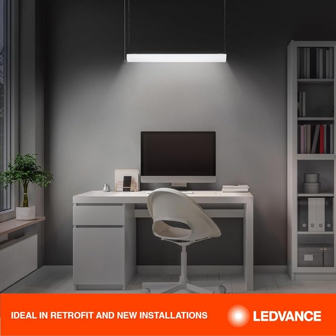 LEDVANCE 2-Ft Performance Class Dual Selectable Wrap HNG LED Luminaire, 15/20/25/30W, 3500/4000/5000K, 2145/2840/3525/4200 LMS, Dimmable - 1 Pack (64117)