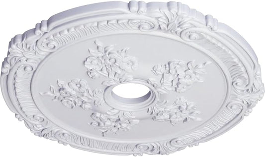 26"OD x 3 3/4"ID x 1 1/2"P Attica with Rose Ceiling Medallion (Fits Canopies up to 4 1/2")