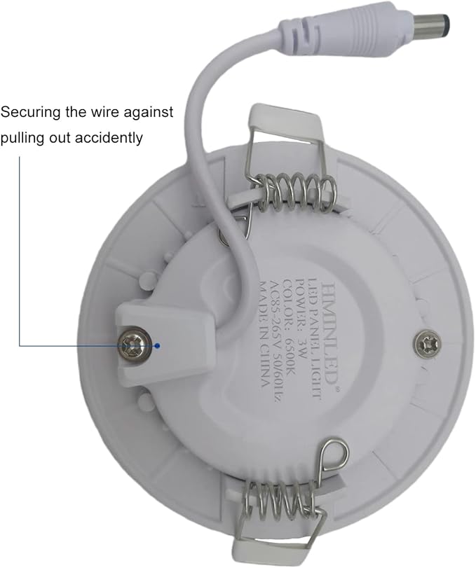 3 Inch 3 Watt Ultra-Thin Recessed Ceiling Light, 255Lm Energy Saving LED Slim Round Downlight, 6000K~6500K Cold White, Pack of 10