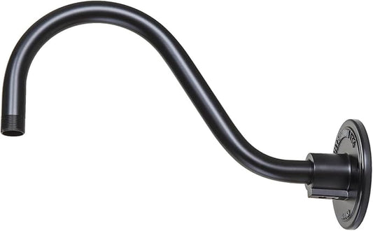 Millennium RGN15-ASB Transitional Goose Neck from R Series Collection in Black Finish