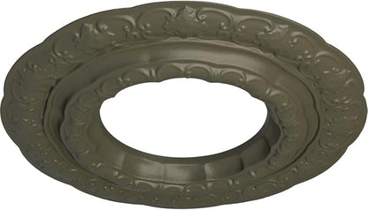 15 3/8"OD x 7"ID x 1"P Lisbon Ceiling Medallion (Fits Canopies up to 7"), Hand-Painted Witch Hazel