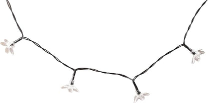 IdeaWorks Solar Flower String Lights - Warm White