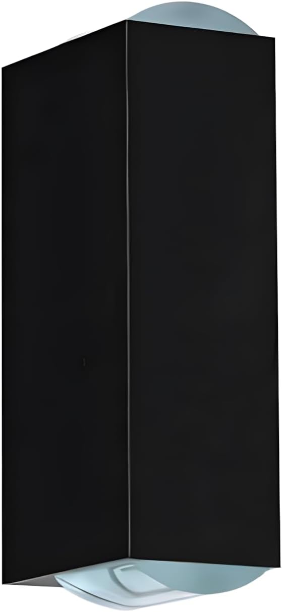 Bofea-Outdoor Waterproof Wall Sconce Black Aluminum Construction with Dual Up/Down LED Lights Outside Wall Lights Ideal for Patio, Garden, and Porch Lighting(One Main Beam Up and Down)