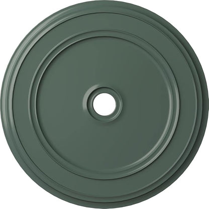 Ekena Millwork CM41CLCBF - 41 1/8"OD x 4"ID x 2 1/8"P Classic Ceiling Medallion (Fits Canopies up to 5 1/2") - Ceiling Medallion, Cloud Burst