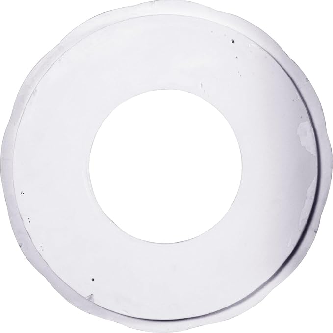 Ekena Millwork CM15LI Lisbon Ceiling Medallion, 15 3/8"OD x 7"ID x 1"P (Fits Canopies up to 7"), Factory Primed