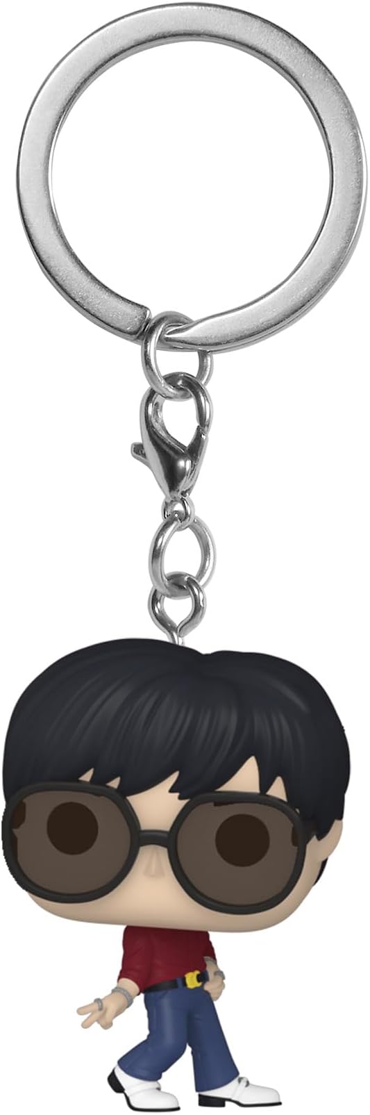 Funko Pop Keychain: BTS - Dynamite - J-Hope Novelty Keyring - Collectable Mini Figure - Stocking Filler - Gift Idea - Official Merchandise - Music Fans - Backpack Decor