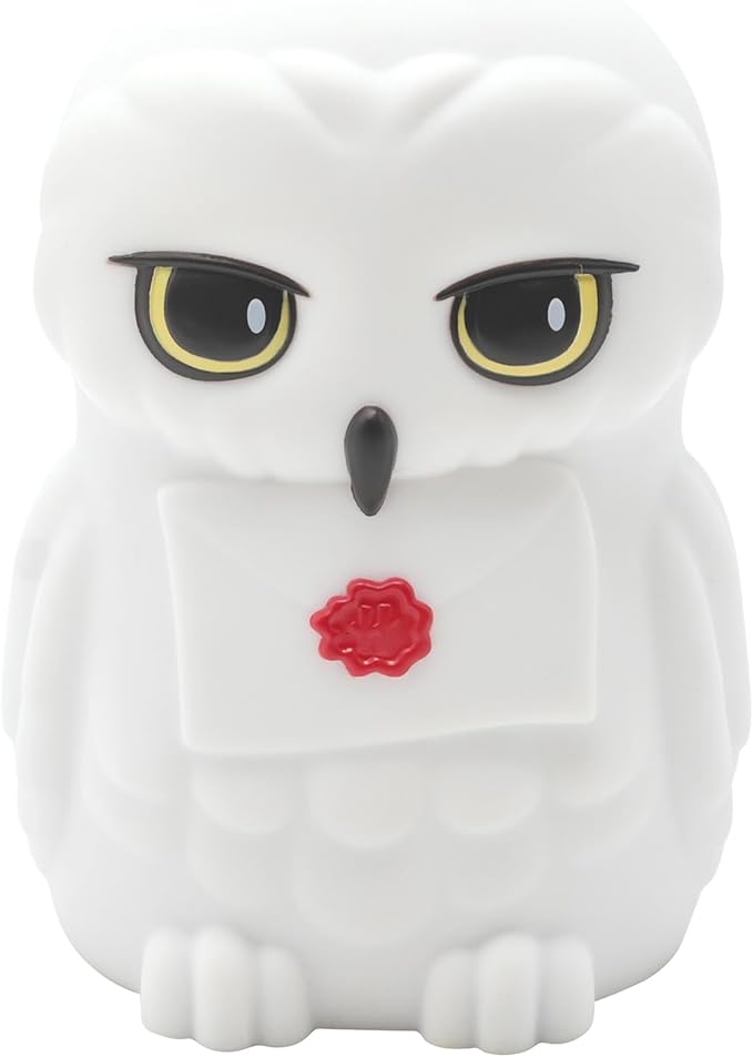 LEXiBOOK Harry Potter - Small Hedwige Nightlight, Night Light for Kids Room with Timer - NLJ01HP1