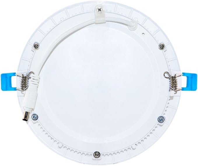 Euri Lighting DLC6S-2050e Ultra-Slim Dimmable 6" Circlular Downlight, 12W (100W Equal), 900lm, 5000K (Cool White), IC Rated, No Housing Required, E-Star & ETL Listed