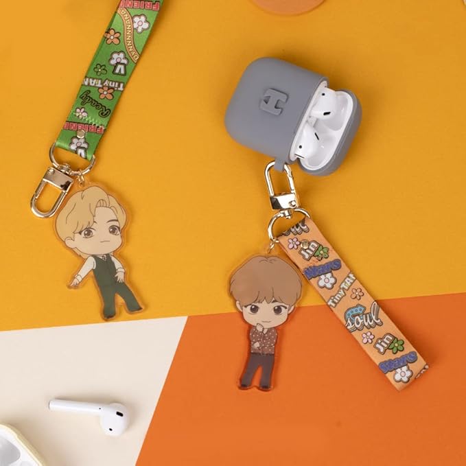 BTS TinyTan Dynamite Acrylic Strap Keyring Key Chain Accesssories (RM)