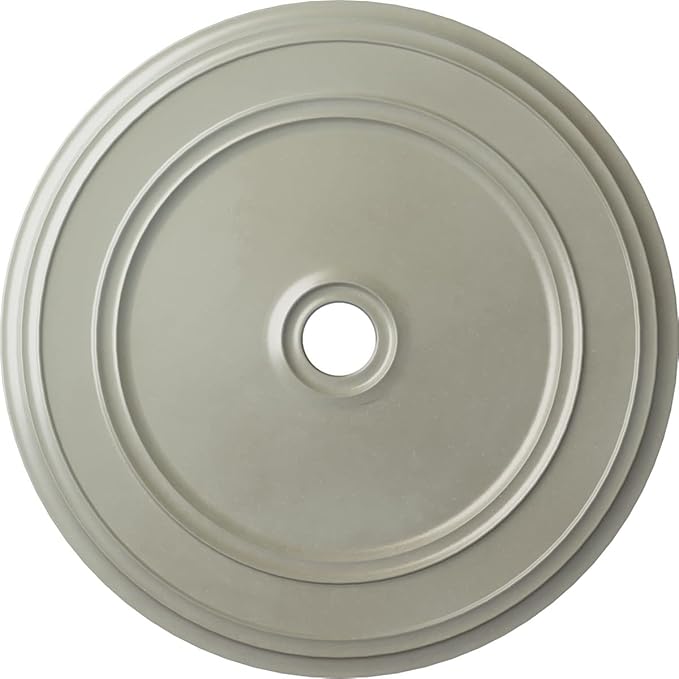 Ekena Millwork CM41CLFCS - 41 1/8"OD x 4"ID x 2 1/8"P Classic Ceiling Medallion (Fits Canopies up to 5 1/2") - Ceiling Medallion, Flash Copper