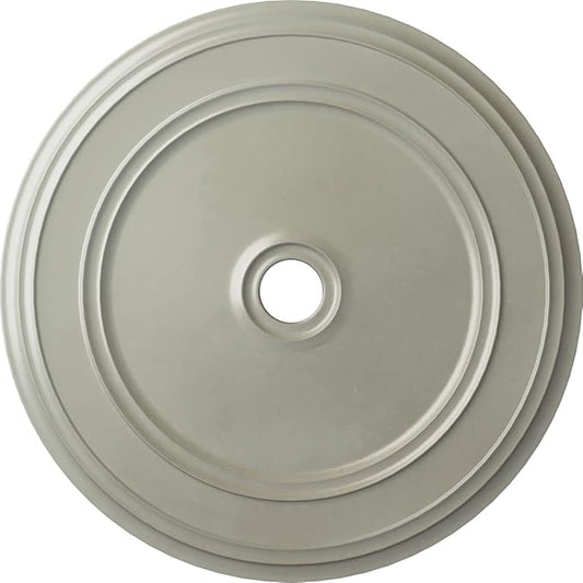 Ekena Millwork CM41CLFCS - 41 1/8"OD x 4"ID x 2 1/8"P Classic Ceiling Medallion (Fits Canopies up to 5 1/2") - Ceiling Medallion, Flash Copper
