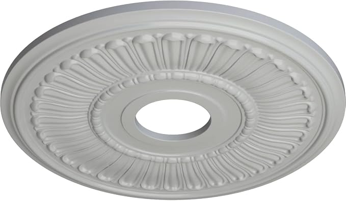 Ekena Millwork CM16MLFRF 16" x 3-5/8" x 3/4" Melonie Ceiling Medallion, Frost