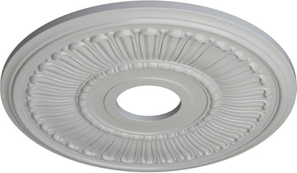 Ekena Millwork CM16MLFRF 16" x 3-5/8" x 3/4" Melonie Ceiling Medallion, Frost