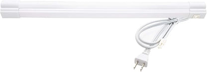 Maxxima 18 inch LED Under Cabinet Light - 900 Lumens Warm White 3000K, Undermount Strip Lighting for Kitchen, Closet, and Bedroom, On/Off Switch, Plug in