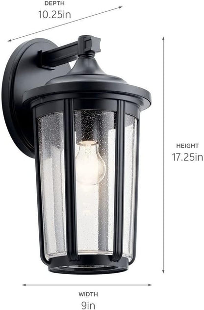 Kichler Lighting Fairfield 17.25 inch 1 Light Wall Light in Black