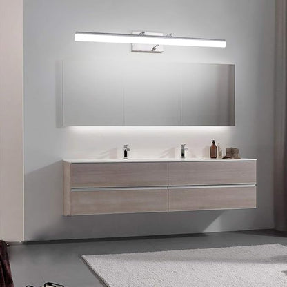 Aipsun 31.5 inch LED Vanity Lights Adjustable Bathroom Light Fixtures Bathroom Lighting Fixture Over Mirror Chrome Modern Vanity Lighting 5500K