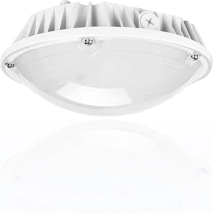 LED Canopy Light, 30W/40W/60W Wattage Selectable, 5000K Gas Station Canopy Lights, IP65 Waterproof LED Parking Garage Light, 100-277V/AC ETL Listed