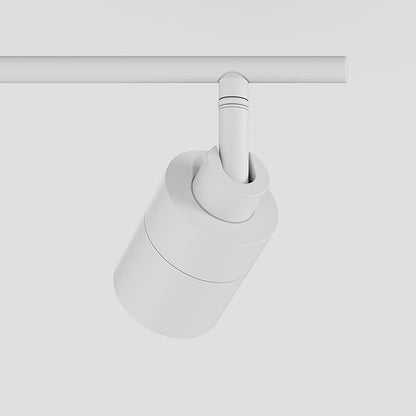 Shura White 4-Light 5CCT Track Light with Rotatable Heads, 5 Color Selectable, Integrated LED Bulbs, 3 ft Track Light Kit, 3000K, 1820 Lumen