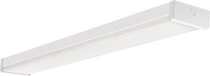 Sylvania 48" LED Prismatic Wrap Light, 32/40/48W, 3 CCT (3500/4000/5000K) Select, 4000/5000/6000 LMS, Linkable, White - 1 Pack (66739)