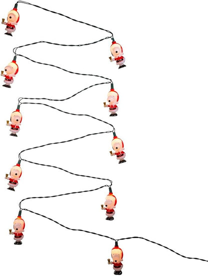 Kurt Adler UL 10-Light Santa Suit Snoopy Light Set