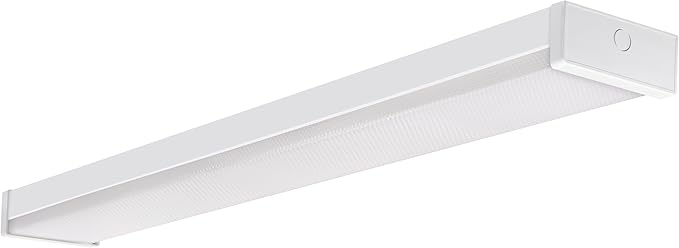 Sylvania 48" LED Prismatic Wrap Light, 36W, 4000 LMS, Linkable, 4000K, Damp Rated, White - 1 Pack (66740)