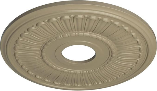 16"OD x 3 5/8"ID x 3/4"P Melonie Ceiling Medallion (Fits Canopies up to 6 3/8"), Hand-Painted Gobi Desert