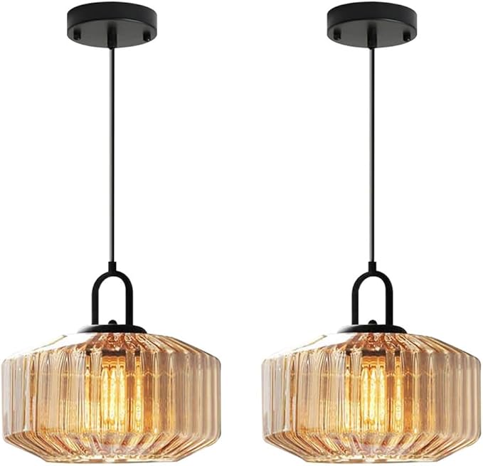 Amber Glass Pendant Light fixtures Dining Room Mid Century Modern Pendant Light Blown Globe Shade Design Kitchen Large Glass Pendant Lights Above Table Vintage Ceiling Pendant Light
