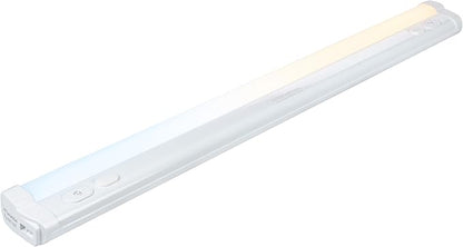 Enbrighten 18 inch Plug-in Under Cabinet Lights, 1245 Lumens, Five White Settings from (2700K-6500K), Full Range Dimmable, One-Touch Sync Control, Linkable Under Counter Lights for Kitchen 82785-T1