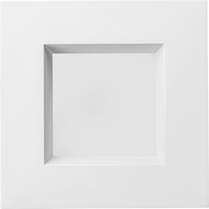 Lithonia Lighting 4JBK SQ 30K 90CRI MW M6 Canless Kit, Square, Matte White