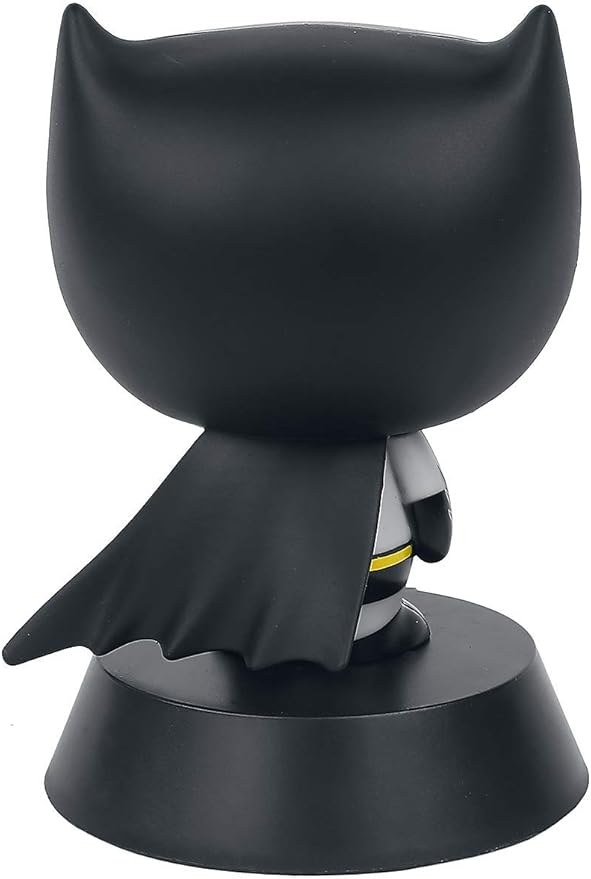 Batman 3D Character Ideal Night Kids Bedrooms, Office & Home | Officially Licensed DC Comics Figurine | Pop Culture Lighting Merchandise, Black