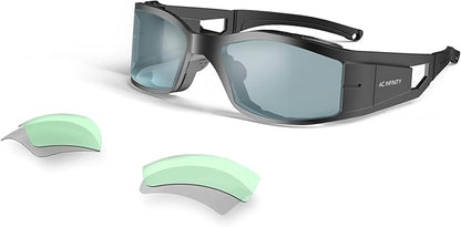 AC Infinity Grow Room Glasses, Indoor LED Grow Light Glasses with Color Corrective Lenses, for UVA/UVB Blocking in Grow Tents Hydroponics