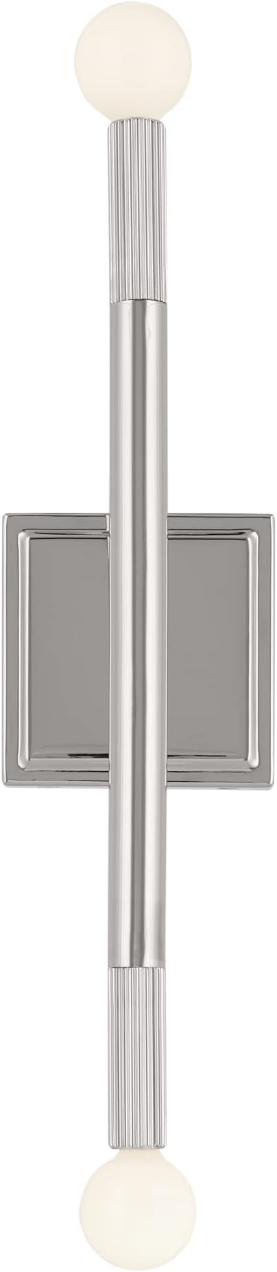 Kichler Odensa 17 Inch 2 Light Wall Sconce in Polished Nickel
