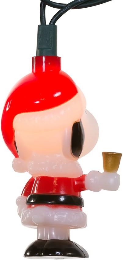 Kurt Adler UL 10-Light Santa Suit Snoopy Light Set