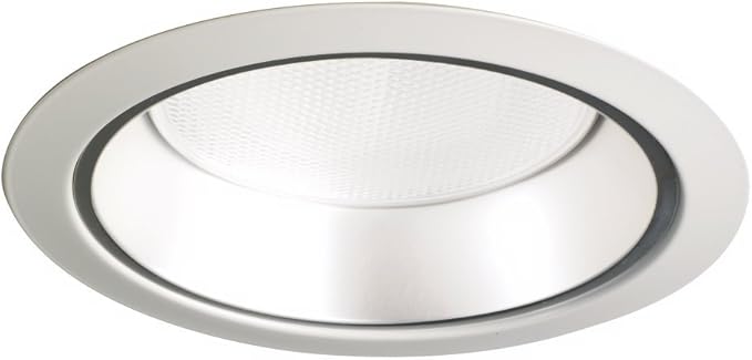 Juno Lighting 27HZ-WH LED Tapered Downlight Cone trim, 6-Inch, White Trim with Haze