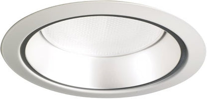 Juno Lighting 27HZ-WH LED Tapered Downlight Cone trim, 6-Inch, White Trim with Haze