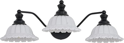 XIEDUN Black 3 Light Vanity Light Modern Bathroom Vanity Light Fixture