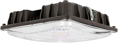 GKOLED 40W LED Square Canopy Light Replaces 175W PSMH with 5450lumens, 5000K and Dark Bronze Finish, UL Listed, 5-Year Limited Warranty Ideal for Indoor and Outdoor Applications