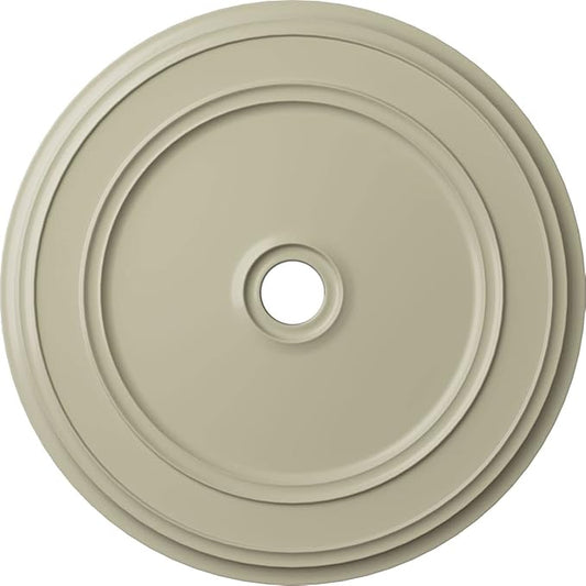 Ekena Millwork CM41CLCYF Classic Ceiling Medallion, 41-1/8" x 4" x 2-1/8", Clear Yellow