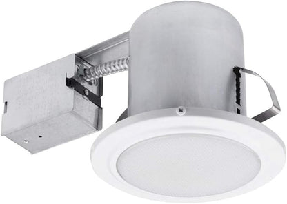 Globe Electric 90036 Recessed Lighting, 1 Pack, White Round (5 Inch), Bulb Not Included