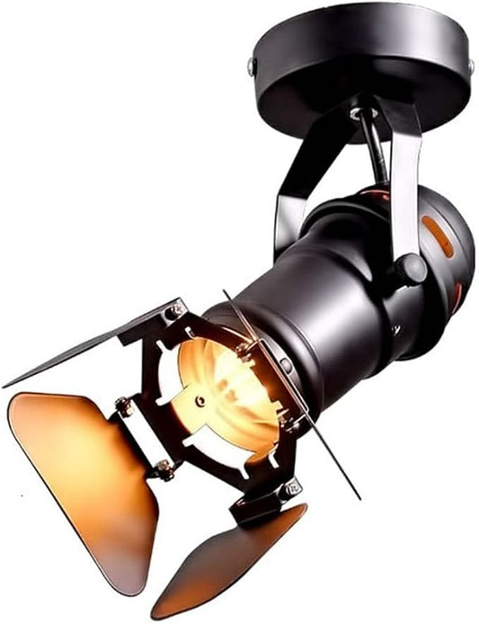 Gu10 L19 * W17cm Mini Industrial Loft Led Ceiling Spots Track Light Ceiling Downlights Spotlight Showcase Led Lighting Display for Hotel Bar Office Decor…
