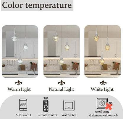 Flashing God 3 Light Bubble Dimmable Crystal Chandelier Chromed Finished Ceiling Hanging Lights Over Table Foyer Entrance Chandeliers