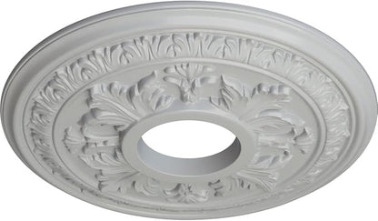 Ekena Millwork Baltimore Hand-Painted Ceiling Medallion